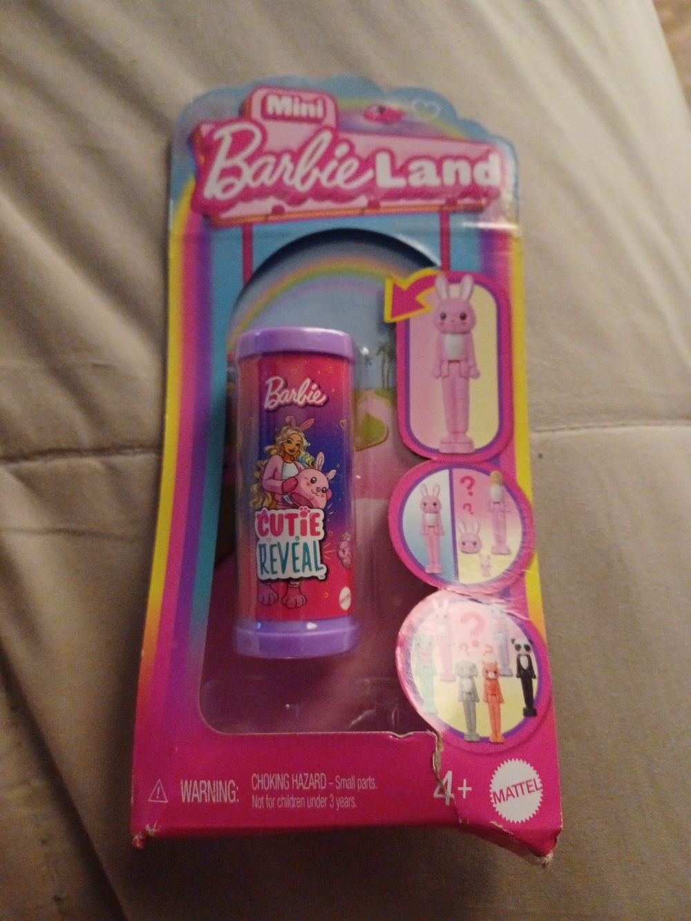Mattel Barbie Cutie Reveal Mini Toy - Purple and Pink
